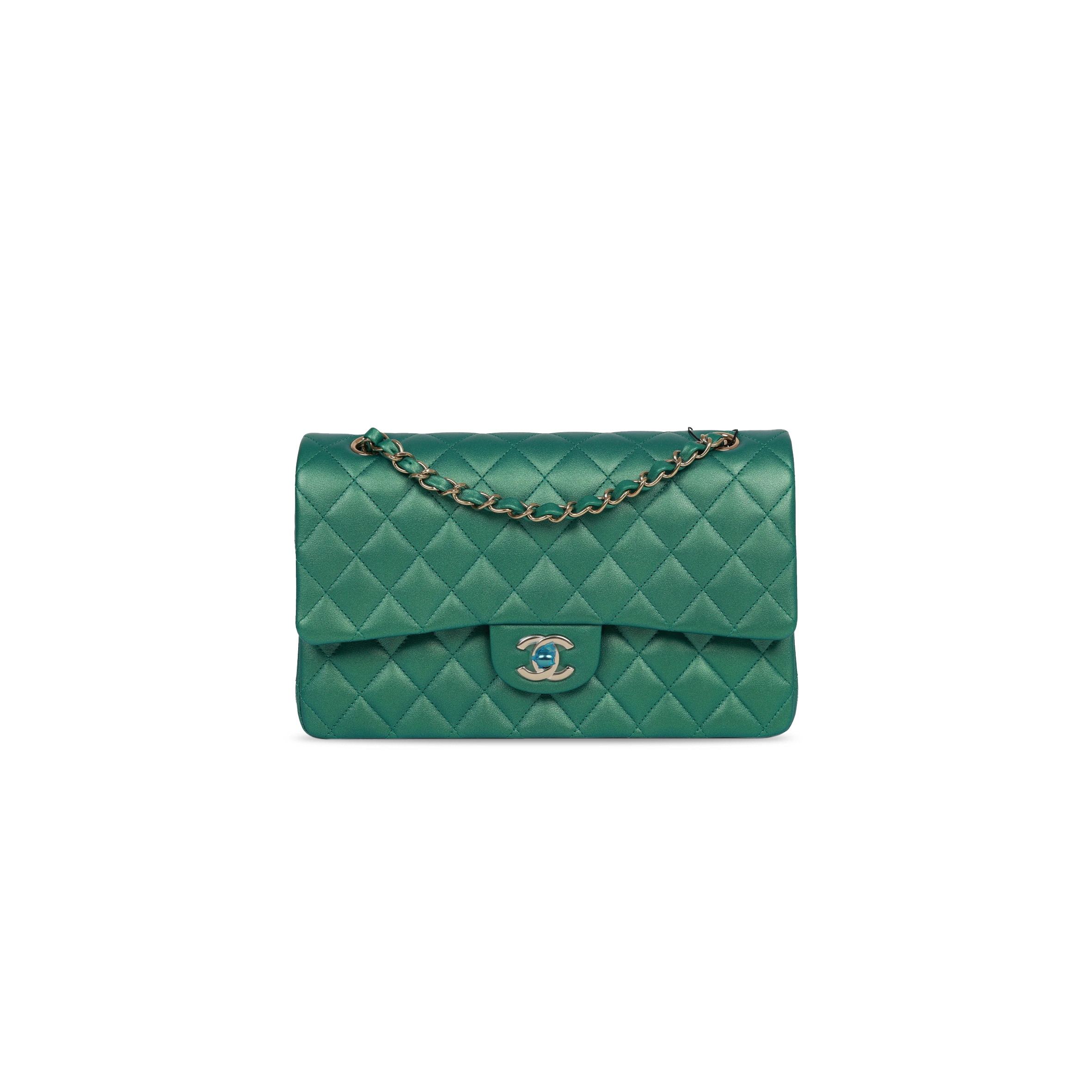 CHANEL IRIDESCENT MEDIUM DOUBLE FLAP 11065427 (25*15*6cm)